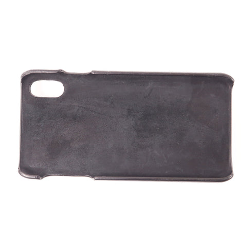 Christian Dior CD GHW iphone 10 Case Leather Canvas Black Blue