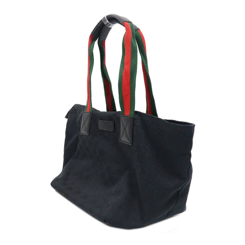 GUCCI GG SHW Shoulder Bag 131230 Canvas Black