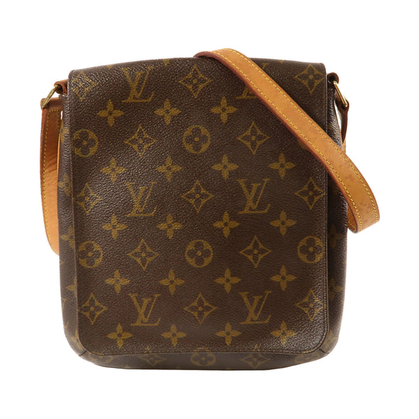 LOUIS VUITTON LV GHW Musette Salsa Short Shoulder Bag M51258 Monogram Brown v1