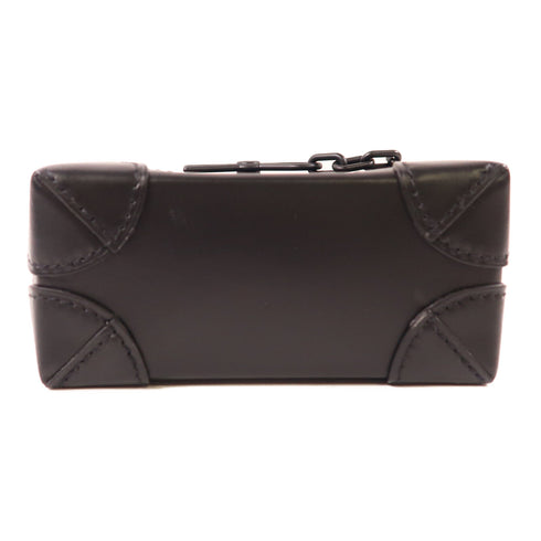 LOUIS VUITTON LV Nano Steamer Shoulder Bag M82772 Monogram Taurillon Black