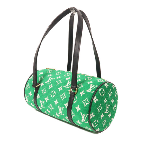 LOUIS VUITTON LV GHW Papillon Shoulder Bag M46206 Monogram Jacquard Velvet Green