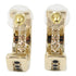 CHANEL CC Earrings Metal Gold/Black