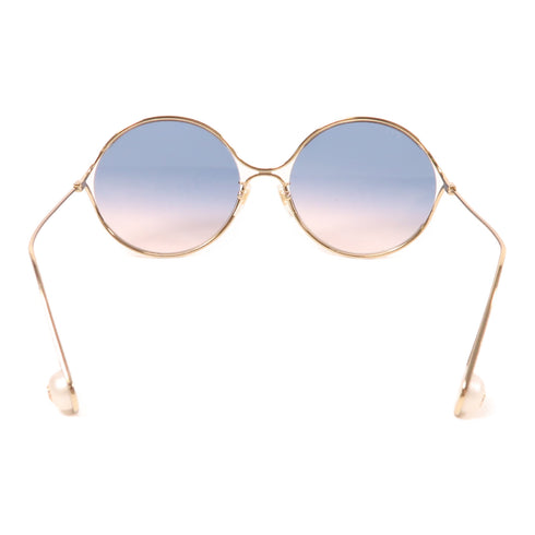 GUCCI GG Sunglasses GG0253SA-003 Metal Gold