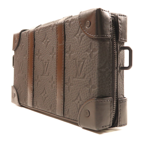 LOUIS VUITTON LV Soft Trunk Shoulder Bag M80224 Monogram Taurillon