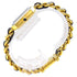 CHANEL CC Premiere L Quartz Watch H0001 Gold Plated Leather Black