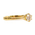 Fine Jewelry 0.31ct Diamond Ring 18K Yellow Gold US#5.75