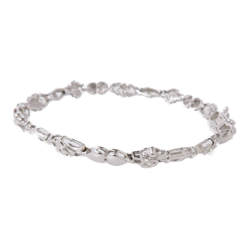 JEWELRY Bracelet 18K White Gold