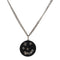 CHANEL CC Necklace 12/A PVC Black