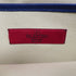 Valentino GHW Shoulder Bag Chain Calfskin Leather Blue