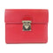 LOUIS VUITTON LV SHW Trifold Wallet Leather Red