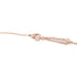 HERMES Finesse Pendant Necklace 18K Pink Gold Diamond