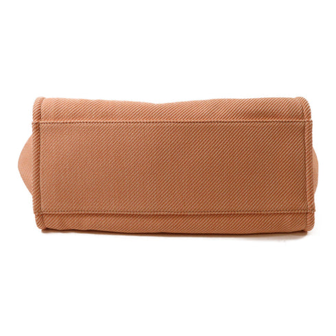 CHANEL CC GHW Deauville 2 Way Shoulder Tote Bag Canvas