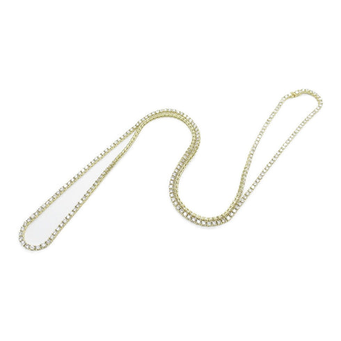 FINE JEWELRY 21.30ct Diamond Necklace 18K Yellow Gold