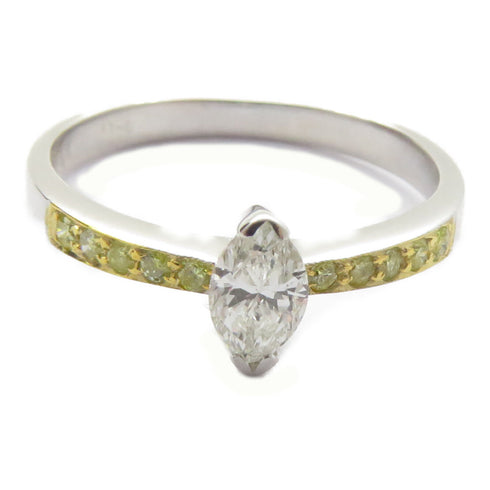 FINE JEWELRY Diamond Ring 2.8g 14K Yellow Gold US#8.25