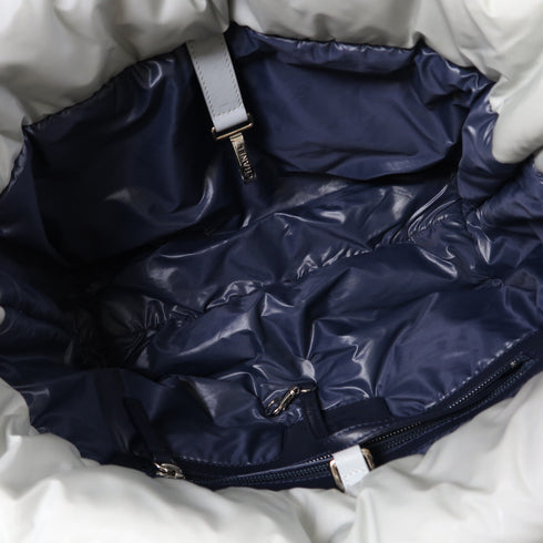 CHANEL CC SHW Coco Cocoon Hand Bag/Tote Bag Nylon Light Green