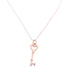 TIFFANY&CO Heart Key Necklace Accessories Pink Gold