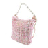 CHANEL CC GHW 2way Shoulder Bag Tweed Pink White
