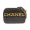 CHANEL Quilted CC GHW Enchained Camera Bag Chain Shoulder Bag Leather Black