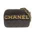 CHANEL Quilted CC GHW Enchained Camera Bag Chain Shoulder Bag Leather Black