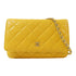 CHANEL Quilted CC GHW WOC Wallet On Chain Shoulder Bag Caviar Leather Yellow