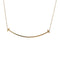 TIFFANY&CO T Smile Necklace 18K Yellow Gold