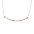 TIFFANY&CO T Smile Necklace 18K Yellow Gold