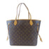 LOUIS VUITTON LV GHW Neverfull MM Shoulder Bag Handbag Monogram Brown