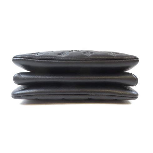 LOUIS VUITTON LV GHW Coussin BB 2Way Shoulder Bag M59598 Monogram Embossed Black