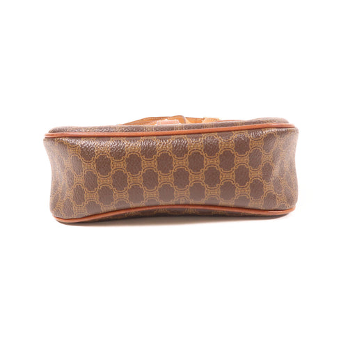 CELINE Shoulder Bag Coated Canvas Brown