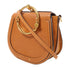 Chloe GHW Nile Shoulder Bag Calfskin Leather Brown