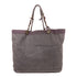 LANVIN Shoulder Tote Bag Denim Grey
