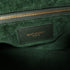 SAINT LAURENT GHW Duffle 2 Way Bag 322049 Calfskin Leather Green