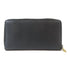 GUCCI GG GHW Long Round Wallet 469317 Calfskin Leather Black