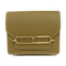 HERMES GHW Roulis Slim Wallet Evercolor Leather Stamp U 18 Etoupe Grey
