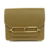 HERMES GHW Roulis Slim Wallet Evercolor Leather Stamp U 18 Etoupe Grey