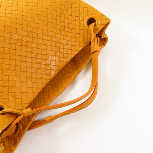 BOTTEGA VENETA BV Handbag Calfskin Leather Orange