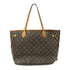 LOUIS VUITTON LV GHW Neverfull MM Shoulder Tote Bag M40156 Monogram Brown v2
