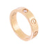 CARTIER 1 Diamond Love Ring B4050700 Cartier#47 US#4 18K Rose Gold