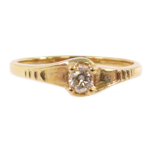 JEWELRY Diamond Ring US#6 Ring 18K Yellow Gold