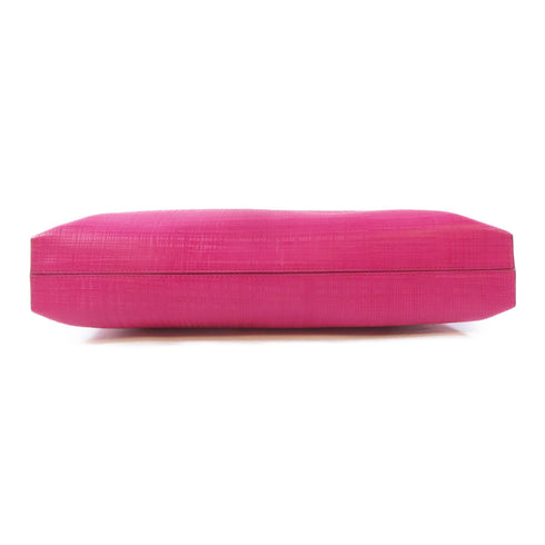 LOEWE GHW Clutch Bag Pouch Calfskin Leather Magenta Pink