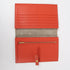 CELINE GHW Long Wallet Calfskin Leather Brown/Red