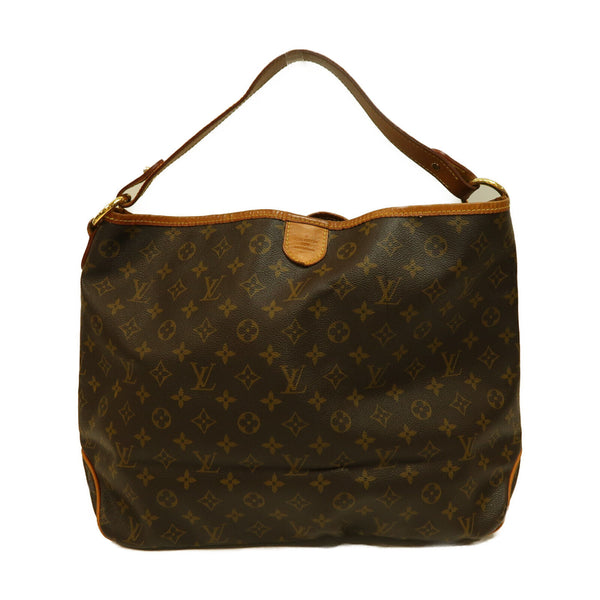 LOUIS VUITTON LV GHW Delightful MM Shoulder Bag Monogram M40353 Brown