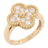 Van Cleef & Arpels Vintage Alhambra Ring US#6.75 18K Yellow Gold