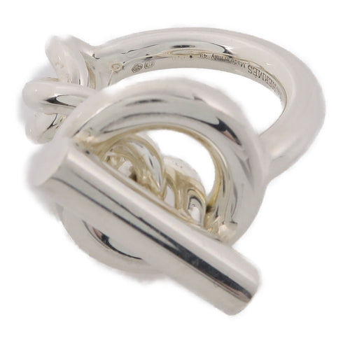 HERMES Croisette Ring 925 Sterling Silver US#4.5