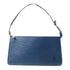 LOUIS VUITTON LV GHW Pochette Accessoires Pouch Handbag M52945 Epi Blue