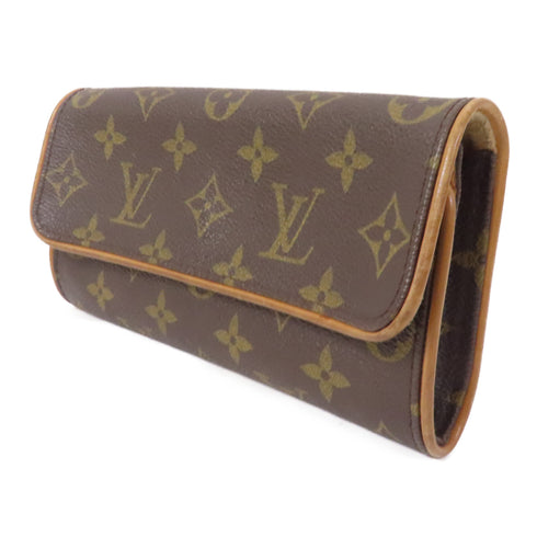 LOUIS VUITTON LV GHW Pochette Twin Shoulder Bag M51855 Monogram Brown