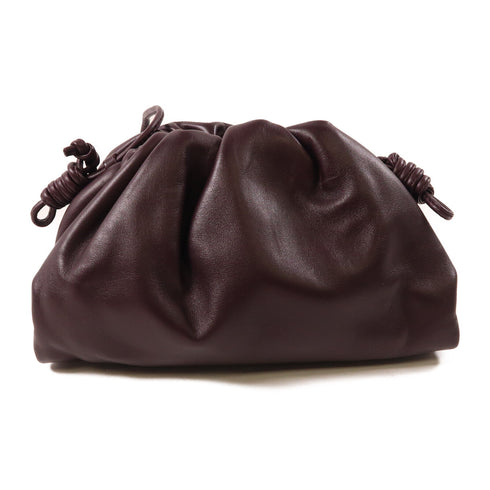 BOTTEGA VENETA BV GHW Mini Pouch Shoulder Bag 585852 Leather