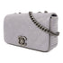 CHANEL CC SHW Chain Shoulder Bag Calfskin Leather Grey v1
