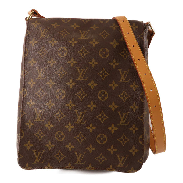 LOUIS VUITTON LV GHW Musette Salsa Shoulder Bag M51387 Monogram Brown v10