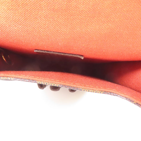 LOUIS VUITTON LV GHW Ebene Portobello Shoulder Bag N45271 Damier Brown